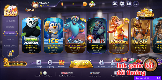 B29 – cổng game đổi thưởng bom tấn không thể bỏ lỡ