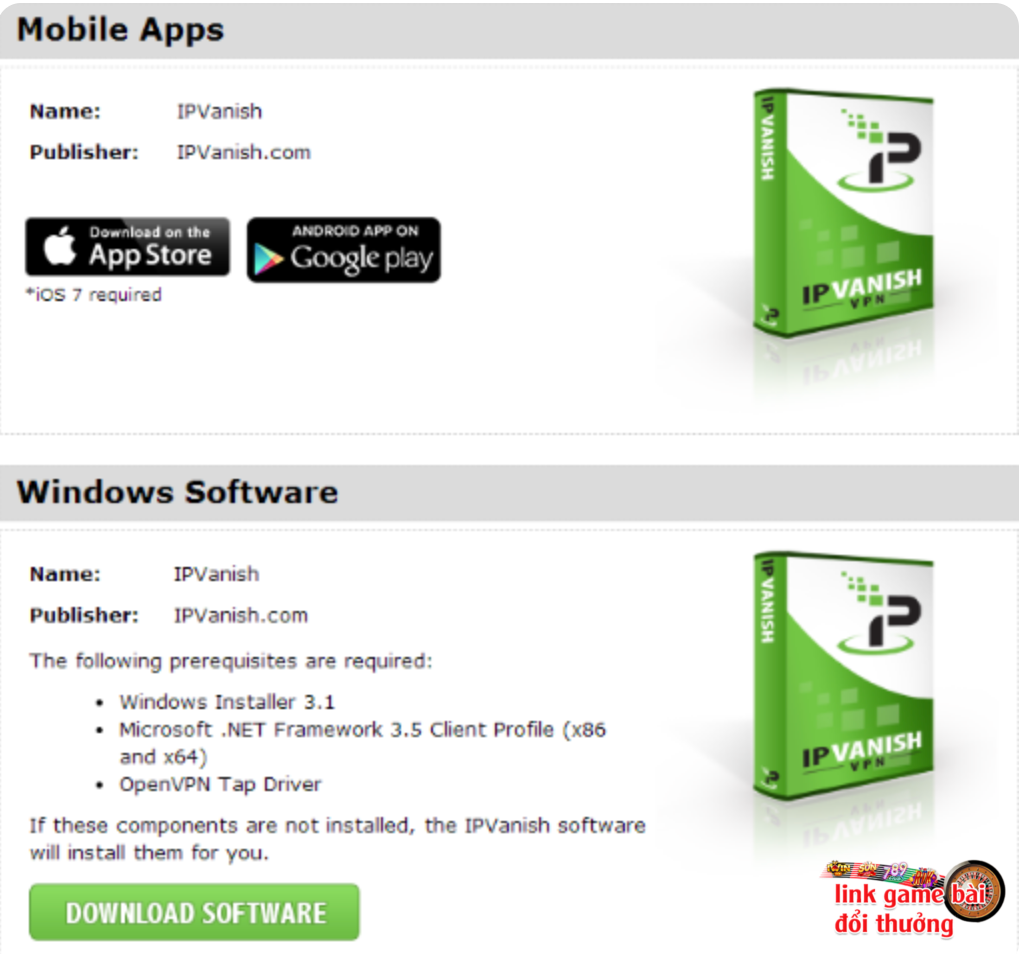 Tải và cài đặt IPVanish về thiết bị máy tính của bạn