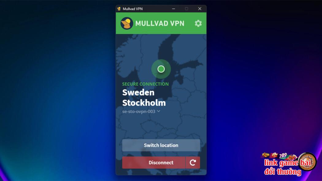 Tải xuống phần mềm Mullvad VPN về thiết bị